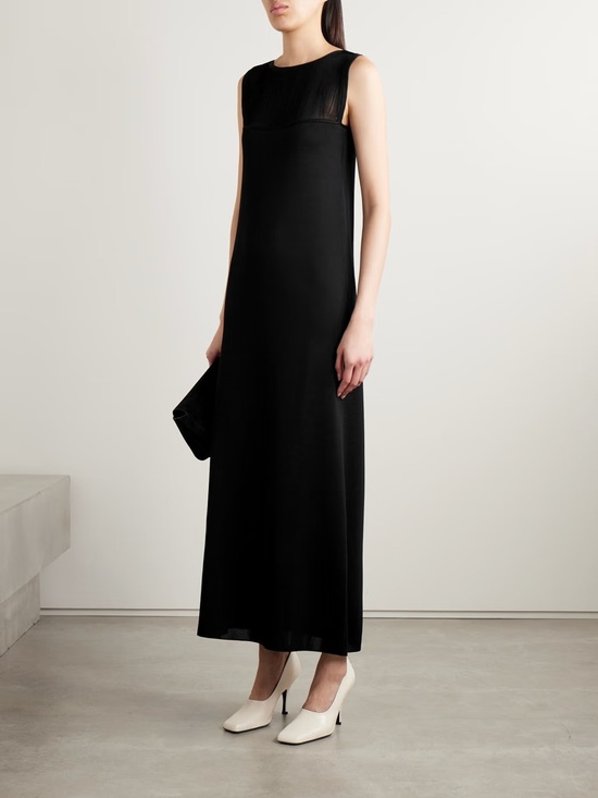 KHAITE Dresses & Skirts - KHAITE Ruslan Fringed Knitted Maxi Dress size Small Black $2600